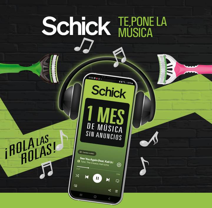 Schick - Te pone la música - ¡Rola las Rolas!